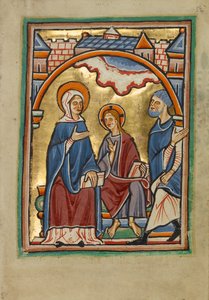 Christus segnet seine Eltern