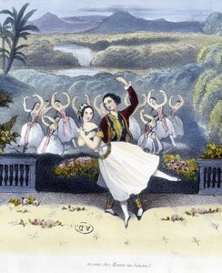Klassischer Tanz: romantisch - Zeichnung, n.d.