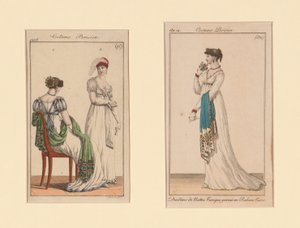 "Costume Parisien" Modeplatten aus dem Journal des Dames et Des Modes und Costume Parisien (Das Journal der Damen und Mode) von Unknown artist