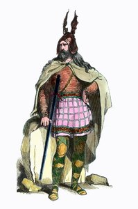 Kostüm eines gallischen Häuptlings unter römischer Herrschaft von Unknown artist