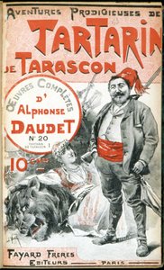 Umschlag von Daudets „Die wunderbaren Abenteuer des Tartarin von Tarascon“.