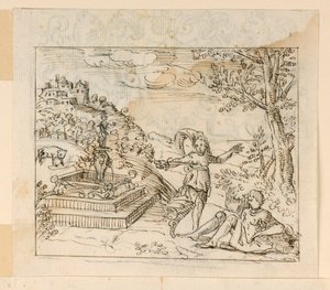 Der Tod von Thisbe von Unknown artist