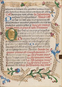 Geschmücktes Initial O von Unknown artist