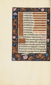 Geschmückte Textseite von Unknown artist