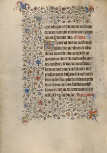 Geschmückte Textseite von Unknown artist