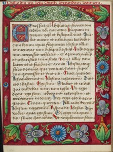 Geschmückte Textseite