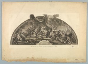 Dekorationen von Lebrun und Mignard im Schloss von Versailles von Unknown artist
