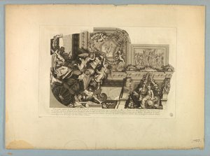 Dekorationen von Lebrun und Mignard im Schloss von Versailles
