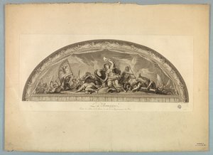 Dekorationen von Lebrun und Mignard im Schloss von Versailles