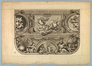 Dekorationen von LeBrun und Mignard im Schloss Versailles