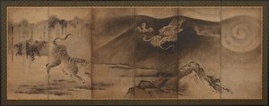 Drache und Tiger von Unknown artist