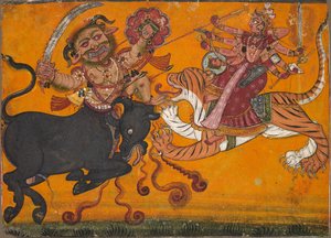 Durga tötet Mahisha
