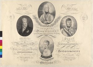 Kaiser Franz I. und andere von Unknown artist