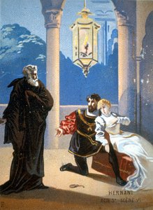 Ernani von Giuseppe Verdi, Akt V, Szene 6 von Unknown artist