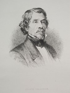 Eugène Delacroix von Unknown artist