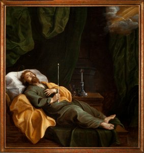 Sterbend (La bonne mort). 18. Jahrhundert von Unknown artist