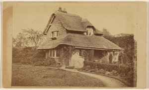 Außenansicht des niederländischen Häuschens, Blaise Hamlet von Unknown artist