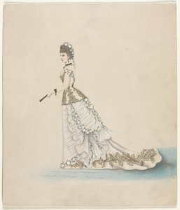 Modestudie (entworfen für Worth)