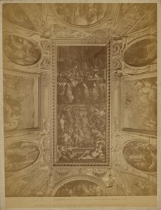 Florenz - Palazzo Vecchio. Saal von Clemens VII, Krönung von Kaiser Karl V von Unknown artist