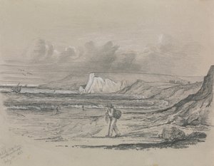 Fischer an der White Cliff Bay von Unknown artist