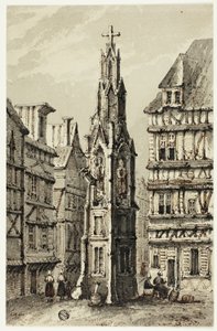 Brunnenturm in der Altstadt von Unknown artist