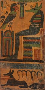 Fragment eines Sarges
