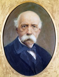 Francesco Crispi, italienischer Politiker. Gemälde von G. Perez. Museo del Risorgimento in Rom.