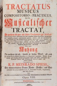 Frontispiz von Tractatus musicus