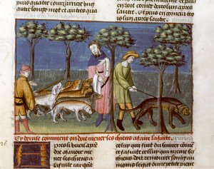 Gaston Phoebus, Le Traite de la Chasse von Unknown artist