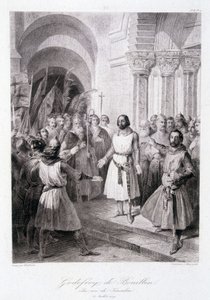 Godefroi von Bouillon zum König von Jerusalem gewählt am 23. Juli