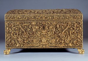 Goldene Schatulle bekannt als Anne von Österreich (1601-1666), geschenkt von Kardinal Jules Mazarin (Giulio Raimondo Mazzarino oder Mazarino) (1602-1661) von Unknown artist