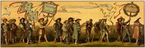 Hans Makarts Prozession der Stadt Wien von Unknown artist
