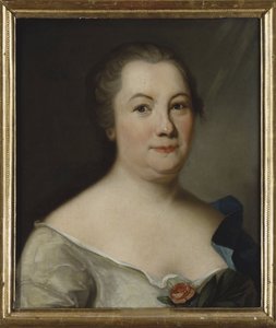 Porträt der Dichterin Hedvig Charlotta Nordenflycht