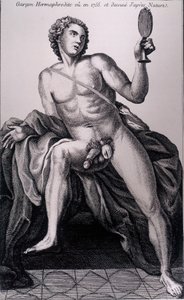 Hermaphroditischer Junge, gesehen 1755 und nach der Natur gezeichnet