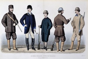 Jagdanzüge, „Le Journal des tailors“ von Unknown artist