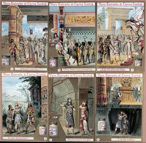 Illustration zur Oper „Aida“ von Giuseppe Verdi (1813-1901) von Unknown artist