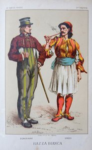 Illustration aus "Die menschliche Rasse" von Louis Figuier