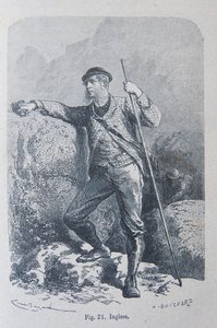 Illustration aus "Die menschliche Rasse" von Louis Figuier