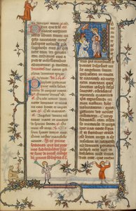 Initiale A: Die Verkündigung