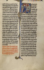 Initiale H: Moses spricht zu den Israeliten