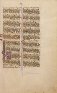 Initiale O: Ein Prophet vor Ninive von Unknown artist