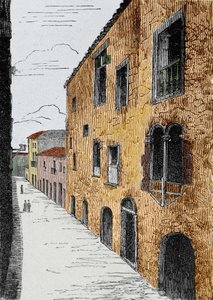 Insel Madeira (portugiesisches Archipel Madeira). Das Haus von Christoph Kolumbus (1451-1506) in Funchal von Unknown artist