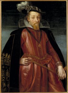 Porträt von König James I. von England (1566-1625), Anonym