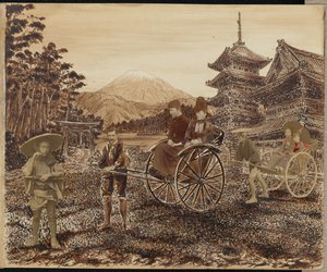 Japanische Szene von Unknown artist