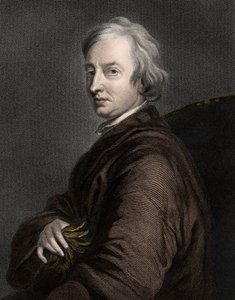 John Dryden 1631-1700 - Gravur - 19. Jahrhundert von Unknown artist