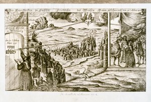 LUTHER Martin: Allegorischer Druck des Traums von Friedrich dem Weisen, Fürst von Sachsen (Stich) von Unknown artist