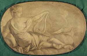 Die Musik (Allegorie, dekorative Malerei für das Hôtel La Rivière, später Canillac) von Unknown artist