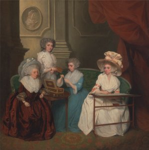 Lady Jane Mathew und ihre Töchter