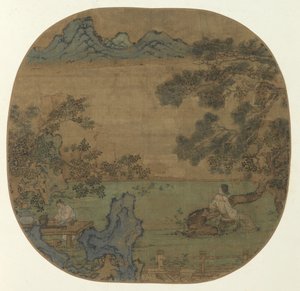 Landschaft mit Figuren