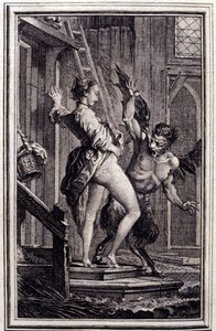 Der Teufel von Papefiguiere - in „Tales et nouvelles en vers“ von Jean La Fontaine. 1762.